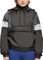 Urban Classics Damen Ladies AOP Mixed Pull Over Jacket Black/snowleo/lightasphalt, XXL