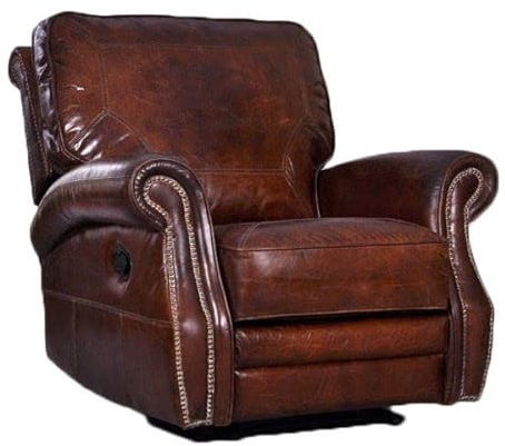 Relaxsessel Airchair Vintage Cigar Leder Funktionssessel Echtleder Sessel