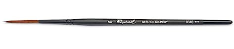 Raphael Stradivarius Pinceau aquarelle synthétique Kolinsky Noir