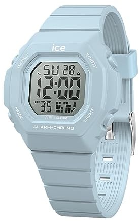 ICE-WATCH - Ice Digit Ultra Light Blue - Blaue Jungenuhr mit Plastikarmband - 022096 (Small)