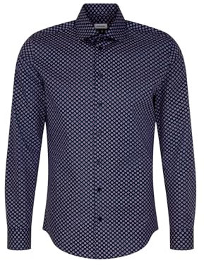 Seidensticker Herren Business-Hemd - Shaped Fit - Soft - Kent-Kragen - Langarm - 100% Leinen