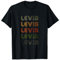 Love Heart Levis Tee Grunge Vintage Style Noir Levis T-Shirt
