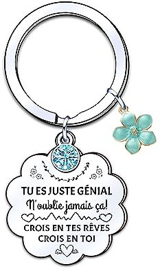 ZYMGUO Cadeau Meilleure Amie Femme Cadeau Amie Porte Clef Cadeau Amitié Cadeau Anniversaire Idee Cadeau Femme Original Utile Personnalisé Cadeau Collègue De Travail Homme Cadeau de Noël (1)