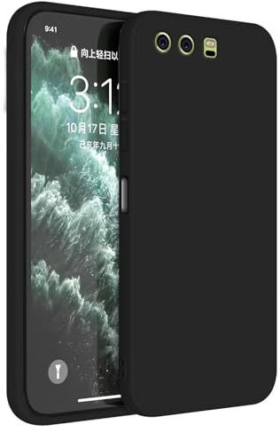 Topme Cover per HUAWEI P10 Plus (5.5 Inches) Custodia Case, Protezione Della Pelle Della Custodia in Silicone Tpu - Nero