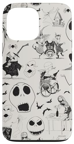 iPhone 13 Pro Max Tim Burton's The Nightmare Before Christmas Ink Print Case