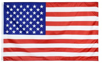 1 Uds. Bandera estadounidense de Estados Unidos con estrellas y rayas de 90x150cm(60 x 90cm)