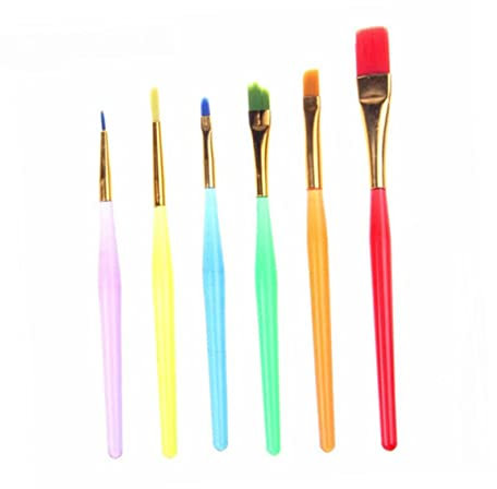 KONTONTY Lot De 8 Couvercles pour Pots De Peinture 6 Accessoires De Dessin Gobelets Étanches pour Tout-Petits Couvercles De Codage pour Une Ouverture Facile