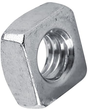 Kit de Surtido de Tuercas Cuadradas de Acero Inoxidable de Acero Inoxidable, M3 M4 M5 M6 M8 con Mayor para Aflojar, Paquete de 260 Piezas (M3 (100 piezas/paquete))