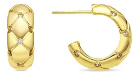 LUXENTER Rakhon-Ohrringe, 18 Karat Gelbgold