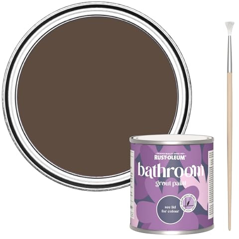 Rust-Oleum Mould-Resistant Bathroom Grout Paint - Coffee Bean 250ml
