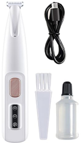 Trimmer - Dog Foot Trimmer | Quiet Dog Nail Grinder | LED Light Up Foot Nail Grinder | Multifunctional Wireless Nail Casta