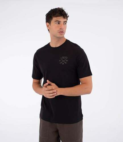 Hurley Herren T-Shirt Short Sleeve Men - Printing Press Evy T-Shirt