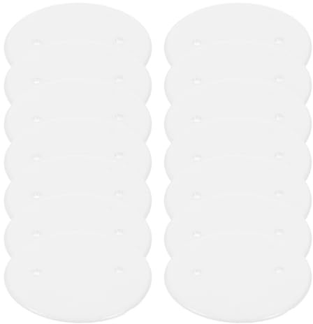 FRCOLOR Plaque de Recouvrement Ronde pour de Câble Électrique et Sécurité 20pcs en Plastique Blanc Cache Interrupteur Élégant et Simple pour Plafond et Maison