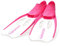 Aquazon Flossen, Schnorchelflossen, Schwimmflossen, Tauchflossen Flipper Für Kinder, Jugendliche Und Damen 34-35 Pink