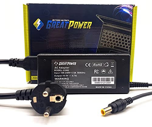 Alimentatore caricabatteria compatibile con Sony Vaio VGP-AC19V34 VGP-AC19V35