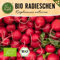 Little Plants BIO Radieschen Samen, 250 Radieschensamen, hohe Keimrate, 100% Natürlich, BIO Samen Radieschen Cherry Belle für Gemüsegarten, Gemüsebeet, Hochbeet – Gemüsesamen Saatgut Nachhaltig