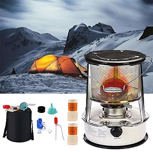 4,6 l/6 l, 2600 W, Kerosin-Ofen, Strahlungsheizung, Notfall-Heizungen, nicht elektrische Heizungen für den Innenbereich, Camping-Heizungen für Zelte, verstellbare Feuerkraft, Kerosin-Heizung
