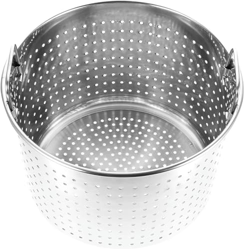 Pentole, Pentole per brodo Inserto per colino Cestello per Cottura a Vapore Scolapasta Gamberi Granchio Pentola per bollire Tacchino Friggitrice Secchio per Caldaia per Frutti di m