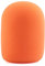 LEFXMOPHY PodMic Pop Filter, für Rode Procaster Podcaster NT1 NT1-A NT2-A NT-USB K2 NT1000 NT2000 Windschutzscheiben-Ersatz-Schaumstoffabdeckung Pod Mic Windschutz, Orange WS2 Mikrofon Schalldämpfer