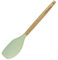 Fackelmann Ocean Espátula de Cocina Universal, Espátula de Silicona con Núcleo Rígido de Acero, Mango Antideslizante de Madera con Certificado FSC, 31x6 cm, Verde Agua, 1 ud.