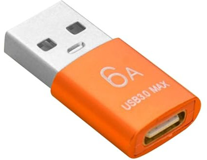 Adaptador USB tipo C - Adaptador tipo C a USB, USB C hembra a USB macho 3.0, adaptador USB A a USB C | Toma de THUNDERBOLTT 3 a USB, carga rápida y transferencia de datos para tabletas, teléfonos