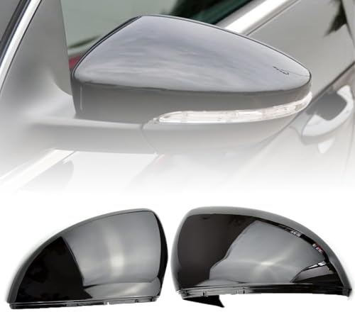Auto Spiegelkappen, 1 Paar Rückspiegel Abdeckung Rückspiegelkappen kompatibel mit VW Sagitar Magotan B7 Passat CC Beetle Scirocco