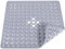 ROELLY Alfombrilla Ducha Antideslizante,53x53 cm,100% Libre de BPA, Alfombra Antideslizante Ducha para Ducha y Bañera,Alfombrilla Baño Antideslizante,Alfombra de Baño Cuadrada Lavable a Máquina (Gris)