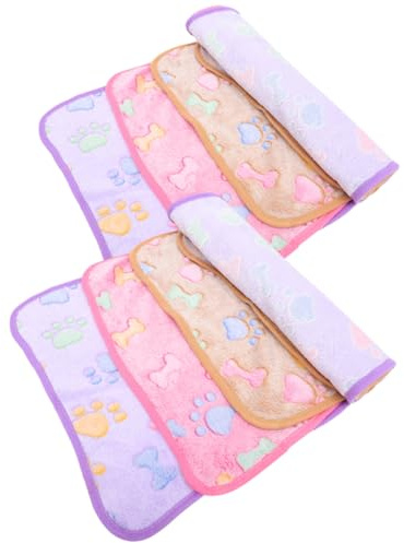 FONDOTIN 6 Stück Kleintierdecken Haustierkäfigeinlagen Hamster-schlafdecke Chinchilla-Decke