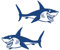 Sharplace Aufkleber Sticker Fischerboot Autoaufkleber Bootsaufkleber Badezimmer Surfboard Deko Sticker (2 Packung)