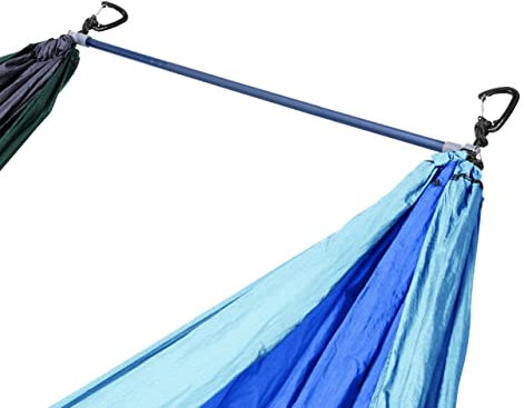 ENO Fuse Tandem Hammock System Colour Slate Lightwieght Fuse Spreader Bars, Two Hammocks Side By Side Dac Grren Anodised Aluminium Alloy Eliminates Enviro Damage Weight 277 g