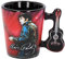 Nemesis Now Elvis '68 Tasse à expresso Rouge