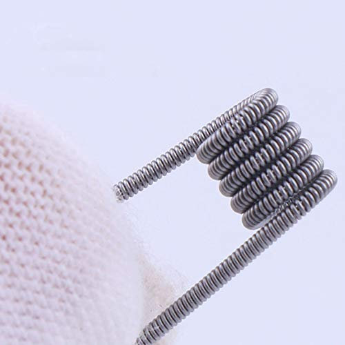 RUIYITECH Hive- / Clapton-Draht/Alien-Draht, verdrillt, fusioniert, vorgefertigt, hitzeresistent, RDA-Spule, 100 STK. Clapton 0.4ohm
