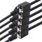 1aTTack.de 618197 Adattatore prolunga CAT7 Cat.7-2 m - Cavo Ethernet Cavo di rete Lankabel 10 Gb/s cavo grezzo con presa (RJ45) Cat6a 5 pezzi - nero