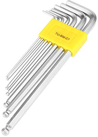 Set di chiavi a brugola da set cacciavite cacciavite 7 pezzi con estensione a sfera e chiave a brugola