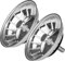 Andrew James Stainless Steel Sink Strainer Plug for Food Waste, 83mm Diameter Drain Basket Filter, Prevent Blocked Drains & Unwanted Smells in the Kitchen, Durable Design, Twin Pack