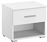 Rauch Flexx Nachttisch, Holz, Alpinweiß, 42 x 47 x 43 cm