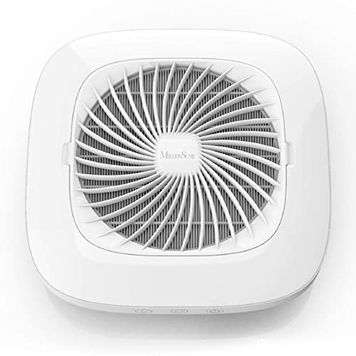 MelodySusie Aspirateur à Manucure Ongles Professionnel Ventilateur Collecteur de Poussière d'Ongles Faible Bruit Aspirateur de Table Puissant pour la Manucure au Salon ou à la Maison