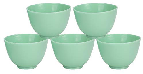 Silicone Mixing Bowl Set for Face Mask DIY, 5PC Beauty Tools for Skincare, Facial Mud Mask, Home Makeup Accessories