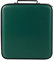 TIMCORR CD Case DVD Holder Storage: 320 Capacity Organizer Large Storage Protective Binder Wallet Portable Disc Folder Blu Ray Album Sleeves Hard Carrying Bag for Car (Dark Green)