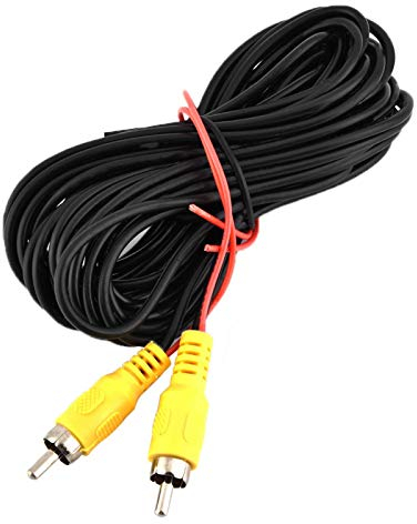 Câble Video 20M - Cavo Video Per Telecamera Di Backup Cavo Video Per Telecamera Posteriore Per Retromarcia Per Auto Cavo Video Cavo Video Da Maschio A Maschio Da 6 M