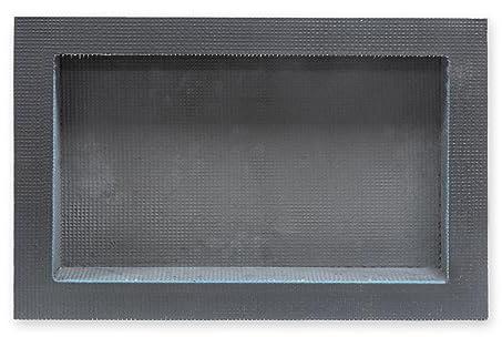Thermopanel Waterproof Tileable Shower Niche with Flange Made of XPS Foam, Polymer Cement for Wetroom or Bathroom – Space Saving Shower Storage (12 x 20 Inches)