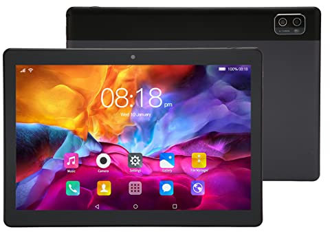 10,1-Zoll-Tablet, 8800-mAh-Telefonie-Tablet, 1960 X 1080-Auflösung, 200-W-Front- und 500-W-Rückfahrkameras, 10-Kern-CPU-Prozessor, 5-G-WLAN, 6-GB-128-GB-RAM, Typ-C-Aufladung, Kann Zum Lesen Usw.(EU)