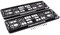 PlatePlus - Number Plate Holder For Car - Performance White System Registration Plate Holder 02 - Car Registration Plate Holders - Number Plate Holder Uk, Number Plate Surround