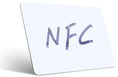 Ntag 215 NFC-Karten Tag – kompatibel mit Amiibo Tagmo für iOS Android Handys und alle aktiviert, programmierbar und wiederbeschreibbar, NFC-Tags, 504 Byte Speicher, weiße NFC-Karte (30 Stück)