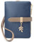 GOUNNU Porte Monnaie Femme en Cuir PU Portefeuille Femme Petit Format RFID Blocage Porte Feuilles pour Femme avec 7 Emplacements et Porte Monnaie à Fermeture éclair(Bleu Profond)
