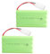 2Pcs Batterie NI-MH 9.6V 2400mAh RC Batterie Rechargeable de Rechange AA * 8 cellules intégrées pour Jouets, Drones, Accessoires de Voiture télécommandés