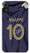 Slrioks Mbappe Jersey Phone Case Creative Soccer Case for iPhone XR Thin Soft Imitation Leather Shockproof