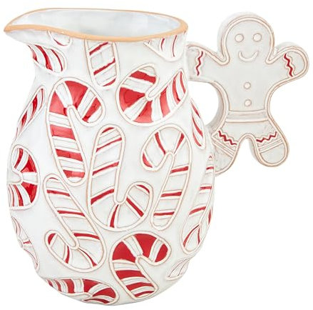 Mud Pie Pichets à bonbons en pain d'épices, 1,4 l, rouge