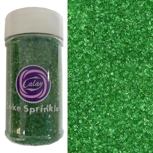 Essbare dekorative Zuckerkuchen Grün 90g Cupcakes Brot Donuts Kekse und andere dekorative Zucker Toppings für Halloween Weihnachten Geburtstage und Kuchen Toppings