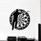 Darts Spieler Wandtattoo Ziel Schießen Spiel Club Spielzimmer Schlafzimmer Interieur Dekor Vinyl Aufkleber Sport Tapete 57x57cm